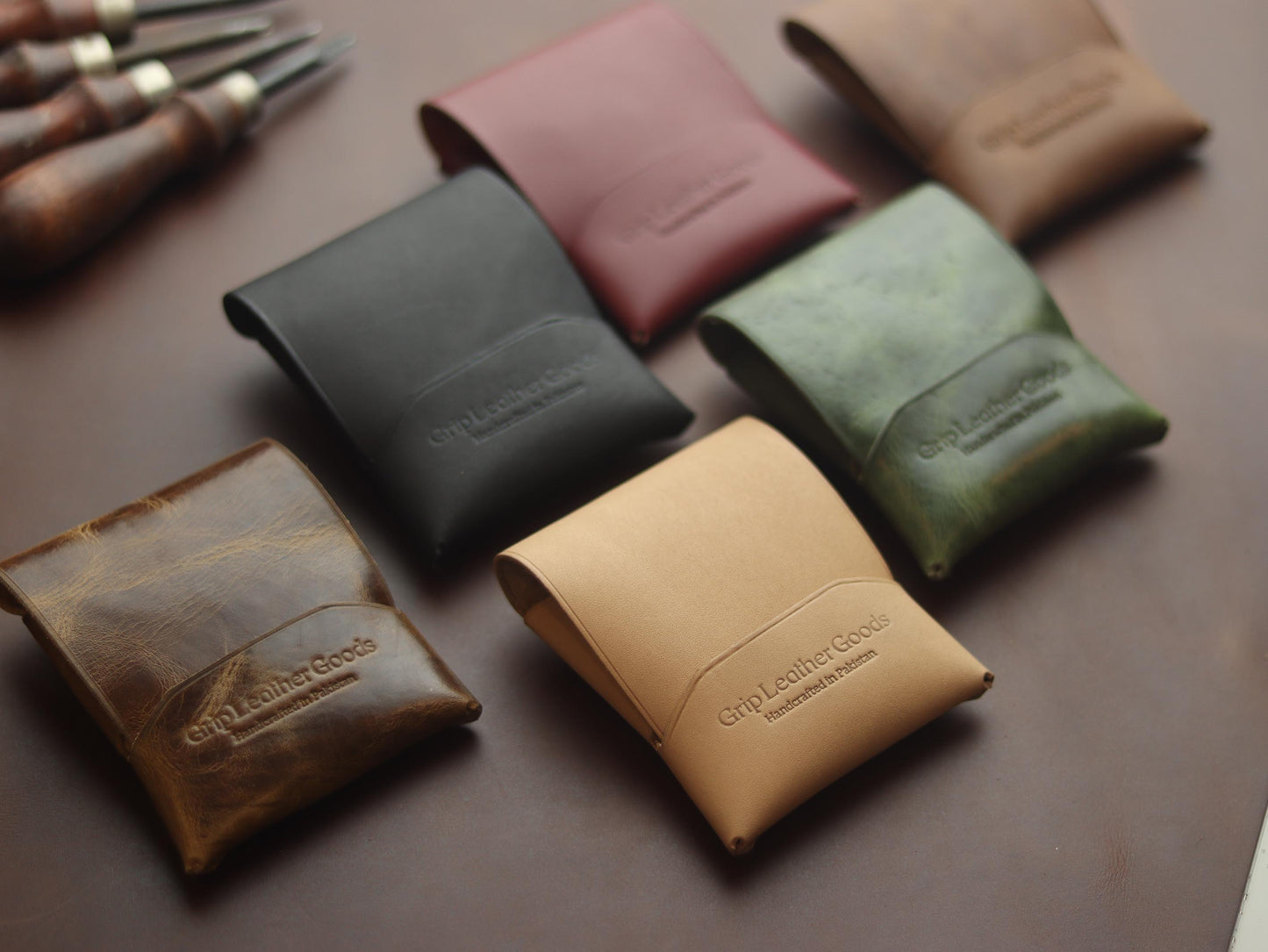 Trevon - BROWN GRIP LEATHER GOODS