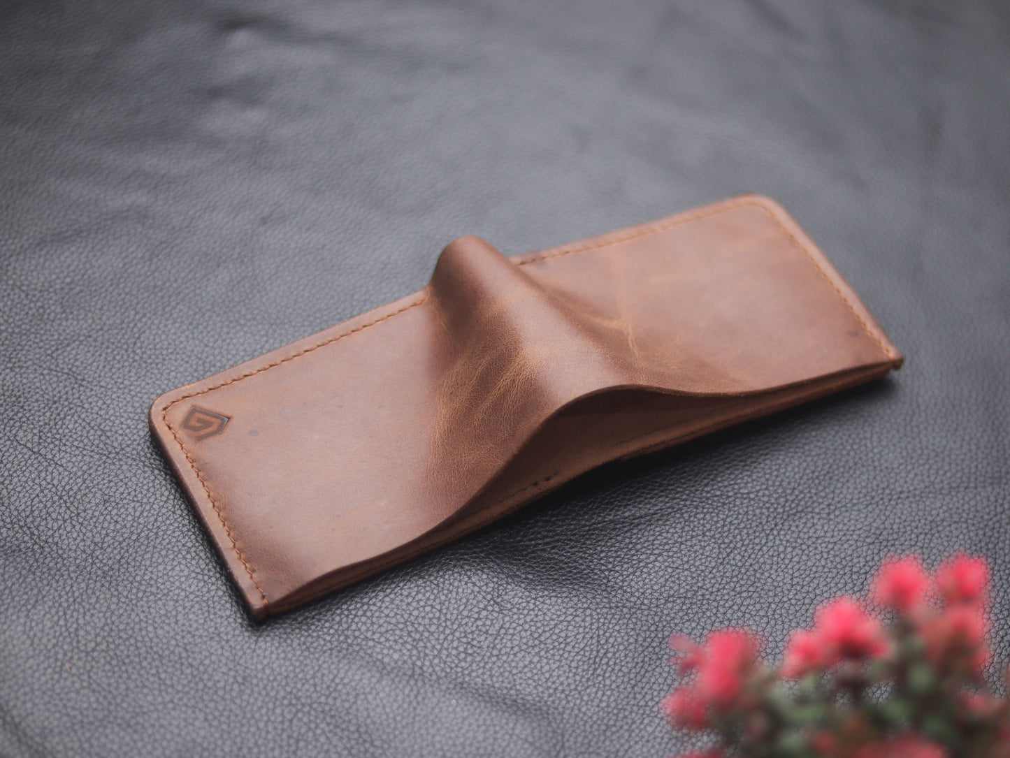 "FORMAL" BI-FOLD WALLET COFFEE BROWN - grip