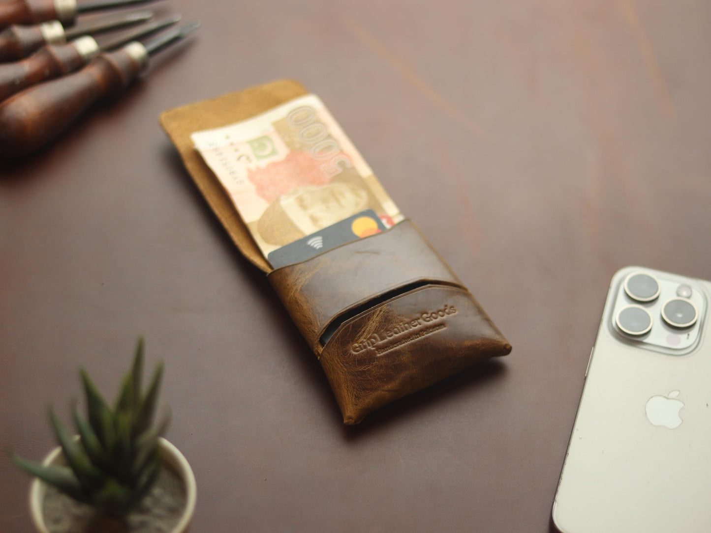 Trevon - BROWN GRIP LEATHER GOODS