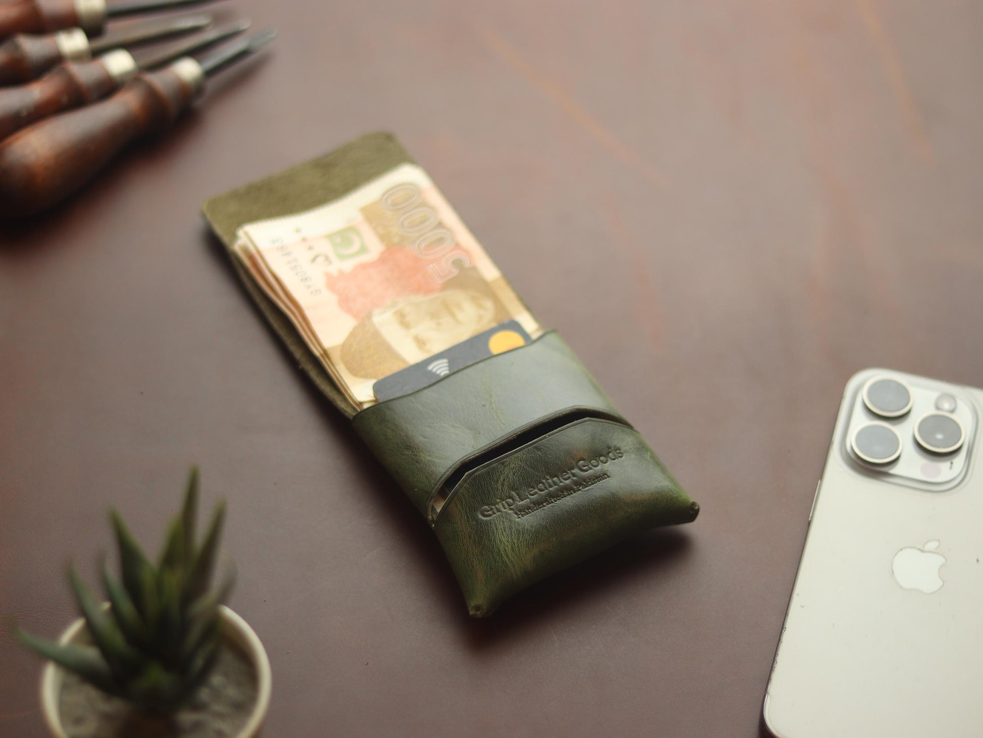 Trevon - GREEN GRIP LEATHER GOODS