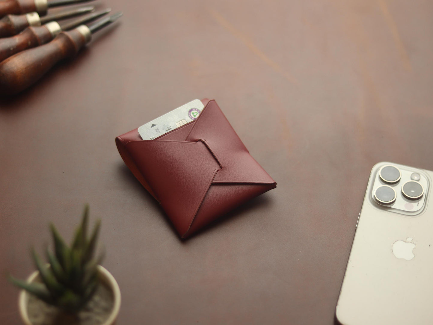 Trevon - CRIMSON RED GRIP LEATHER GOODS
