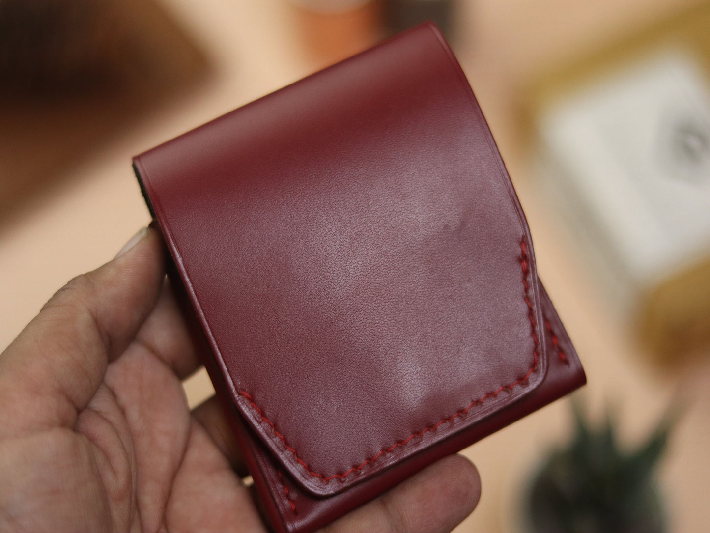 CARVES MINI SMART WALLET CRIMSOM RED & BLACK