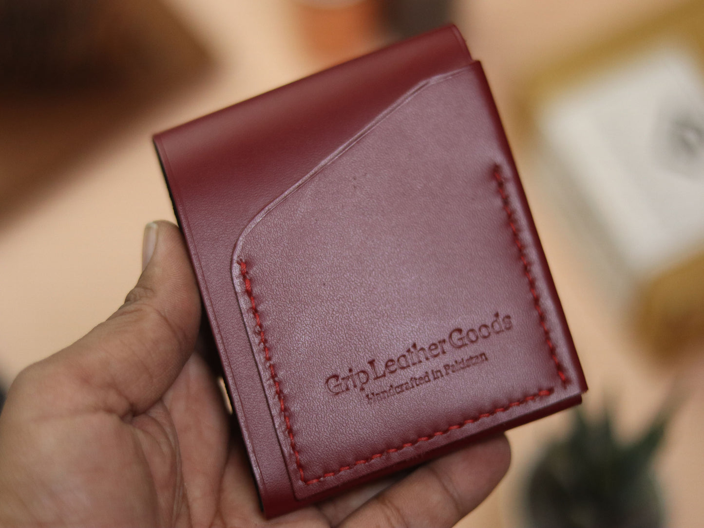 CARVES MINI SMART WALLET CRIMSOM RED & BLACK