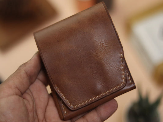 CARVES MINI SMART WALLET COFFEE BROWN