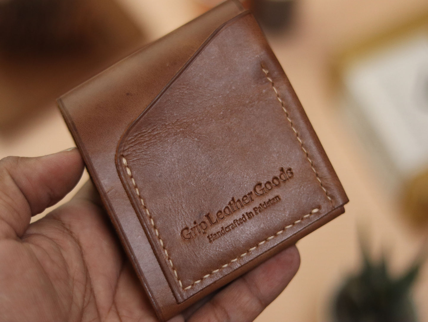 CARVES MINI SMART WALLET COFFEE BROWN