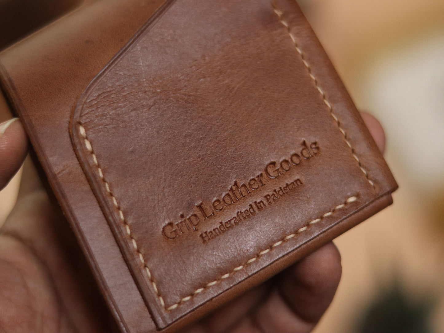 CARVES MINI SMART WALLET COFFEE BROWN