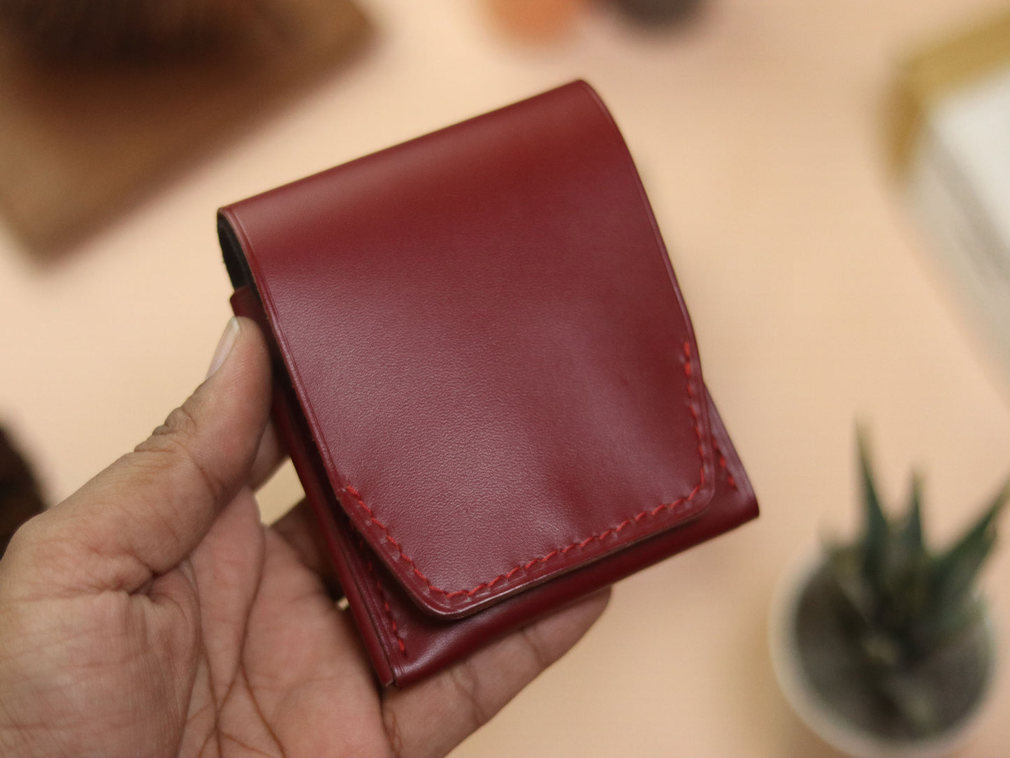 CARVES MINI SMART WALLET CRIMSOM RED & BLACK