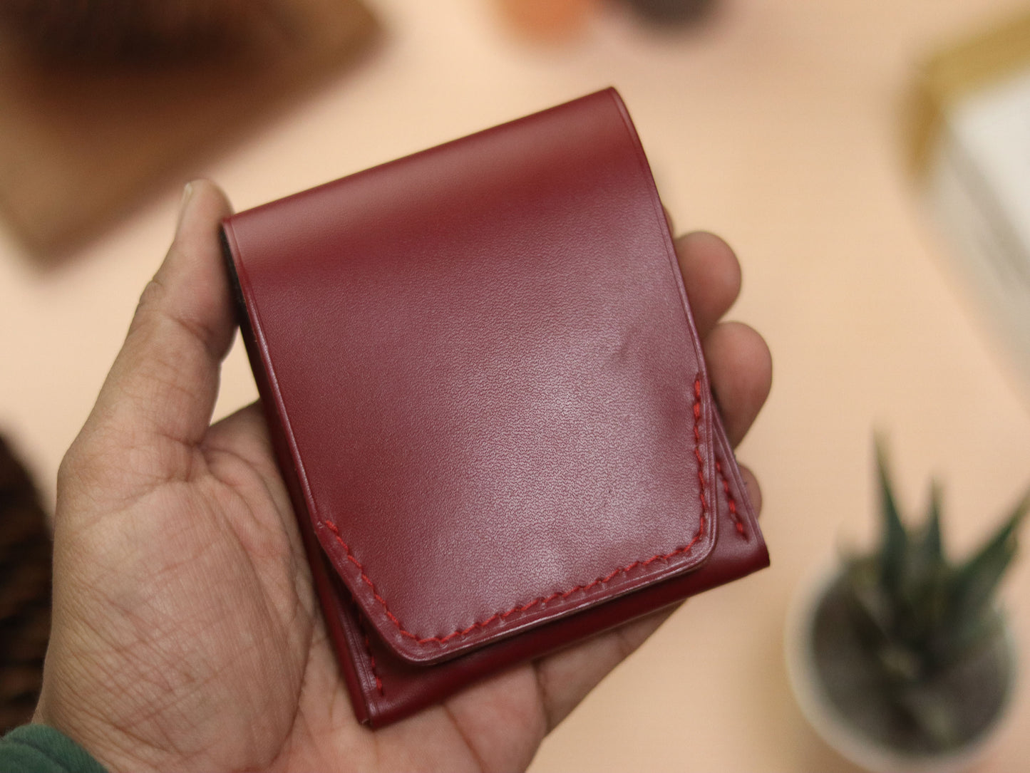 CARVES MINI SMART WALLET CRIMSOM RED & BLACK