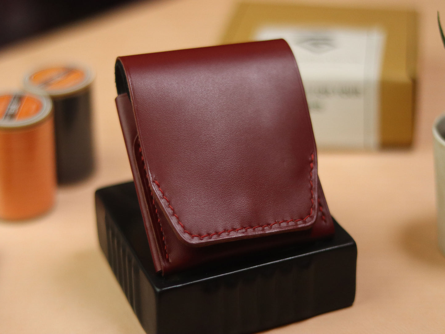 CARVES MINI SMART WALLET CRIMSOM RED & BLACK