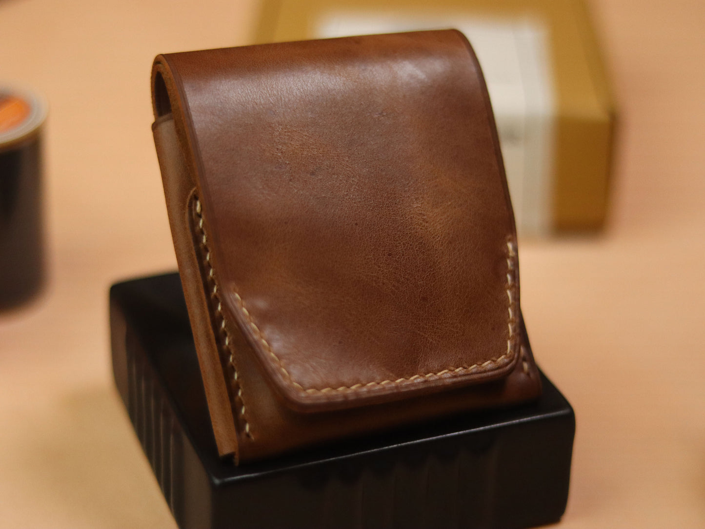 CARVES MINI SMART WALLET COFFEE BROWN