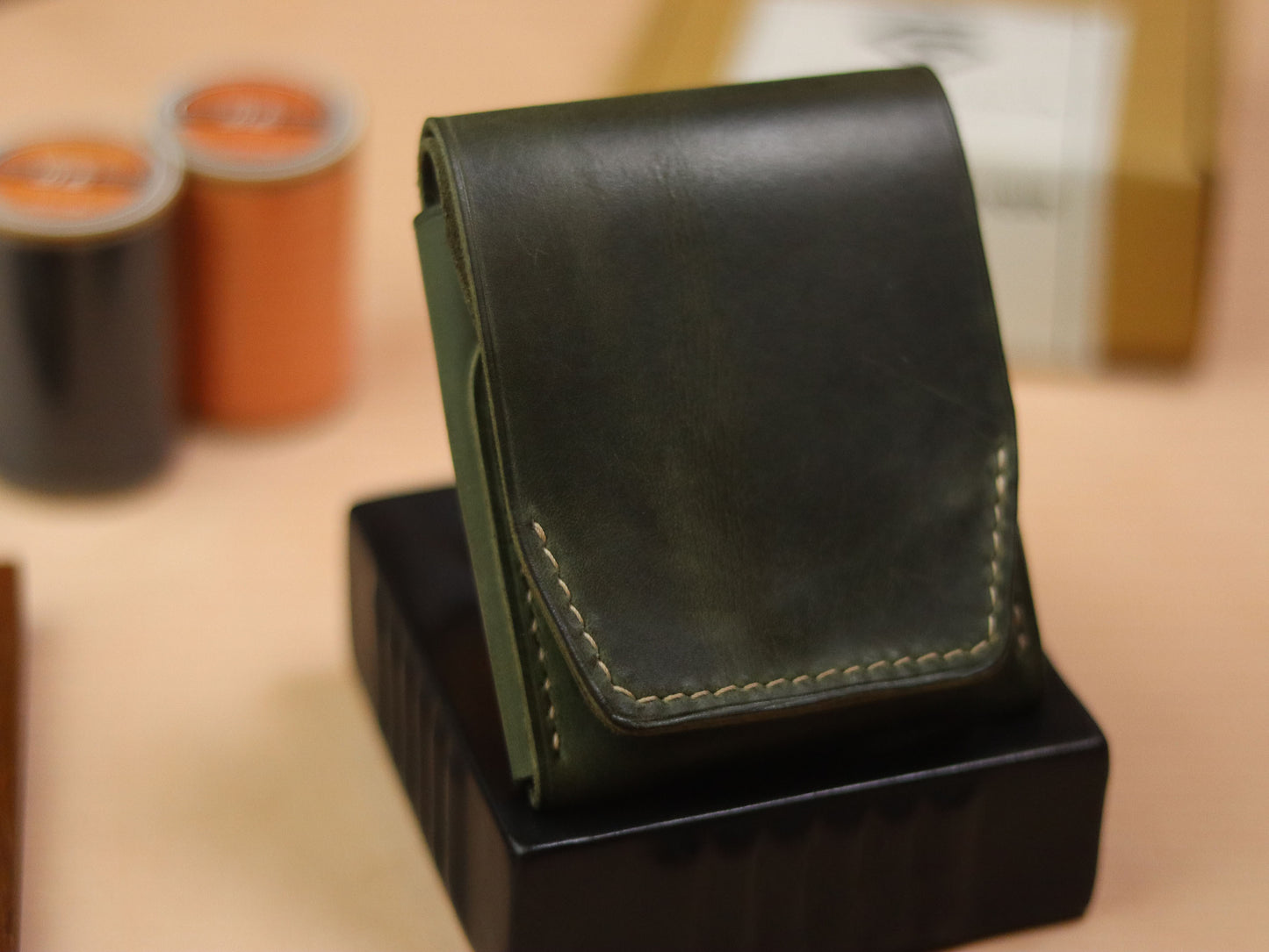 CARVES MINI SMART WALLET EMERALD GREEN
