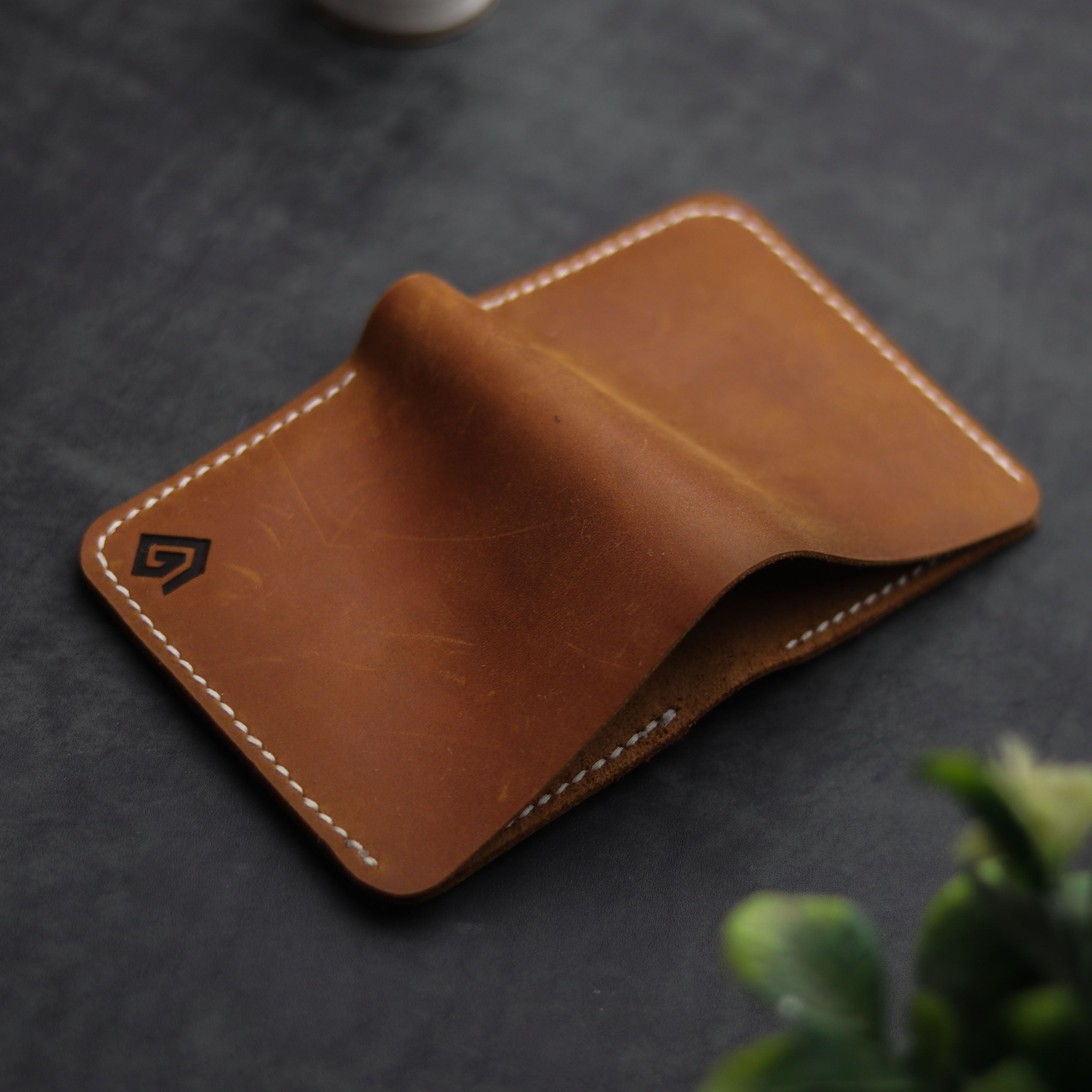 WANTKEY MINI LEATHER CASE CAMEL