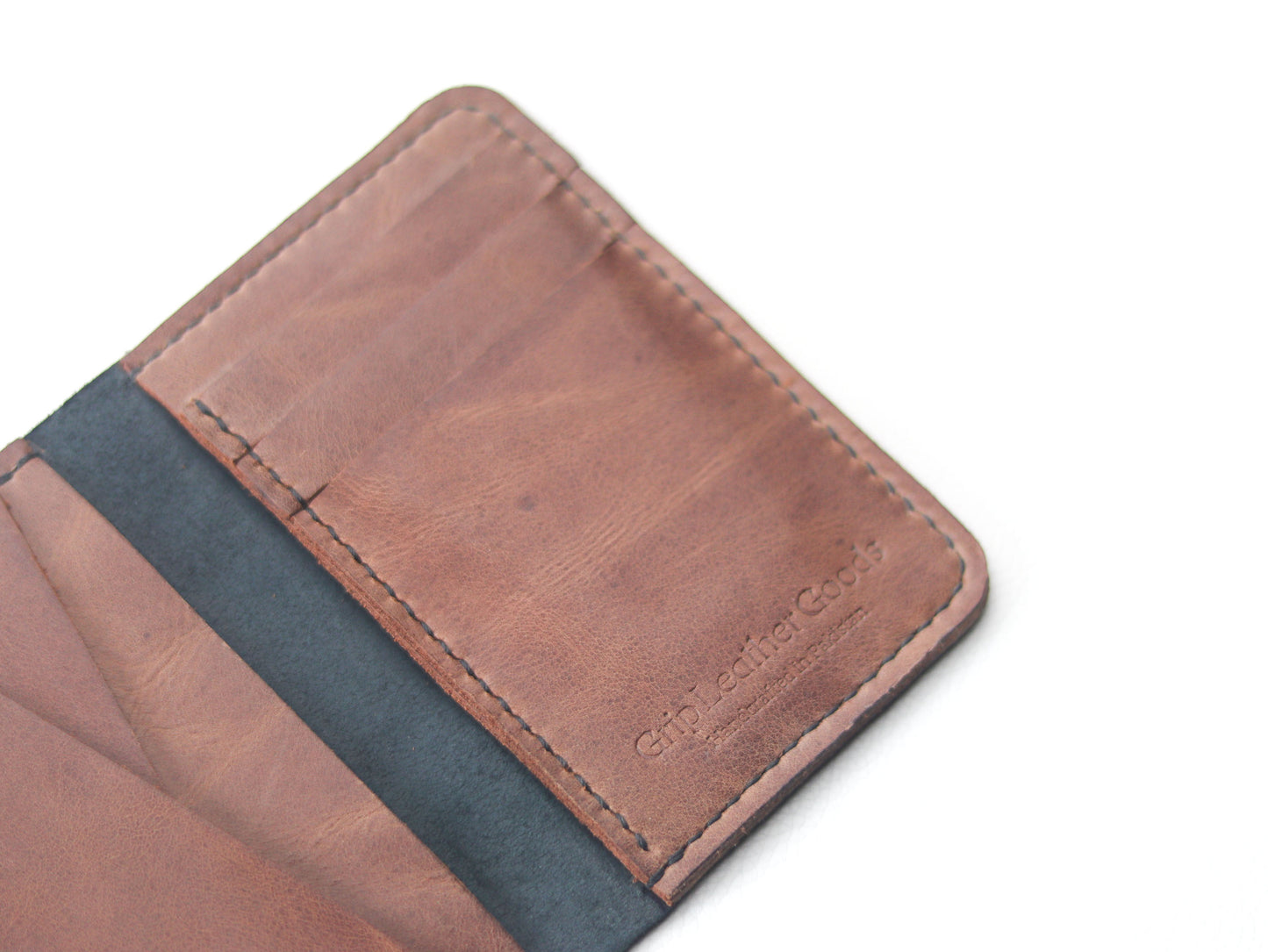 BI-FOLD SNAP WALLET BROWN AND BLACK