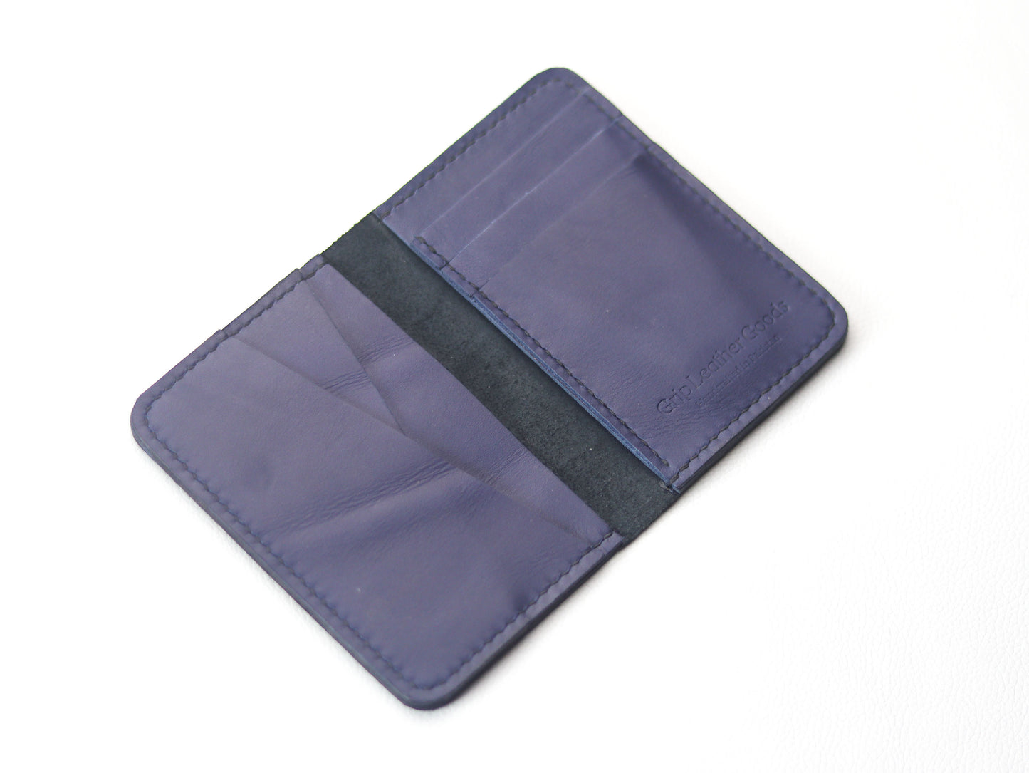 BI-FOLD SNAP WALLET OXFORD BLUE AND BLACK