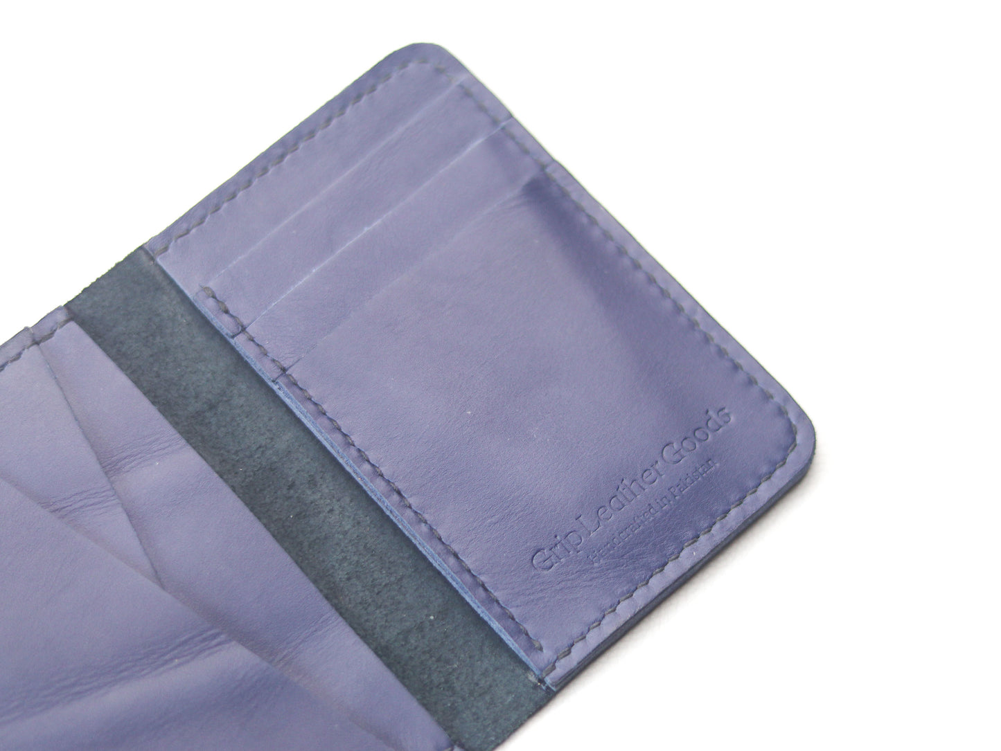 BI-FOLD SNAP WALLET OXFORD BLUE AND BLACK