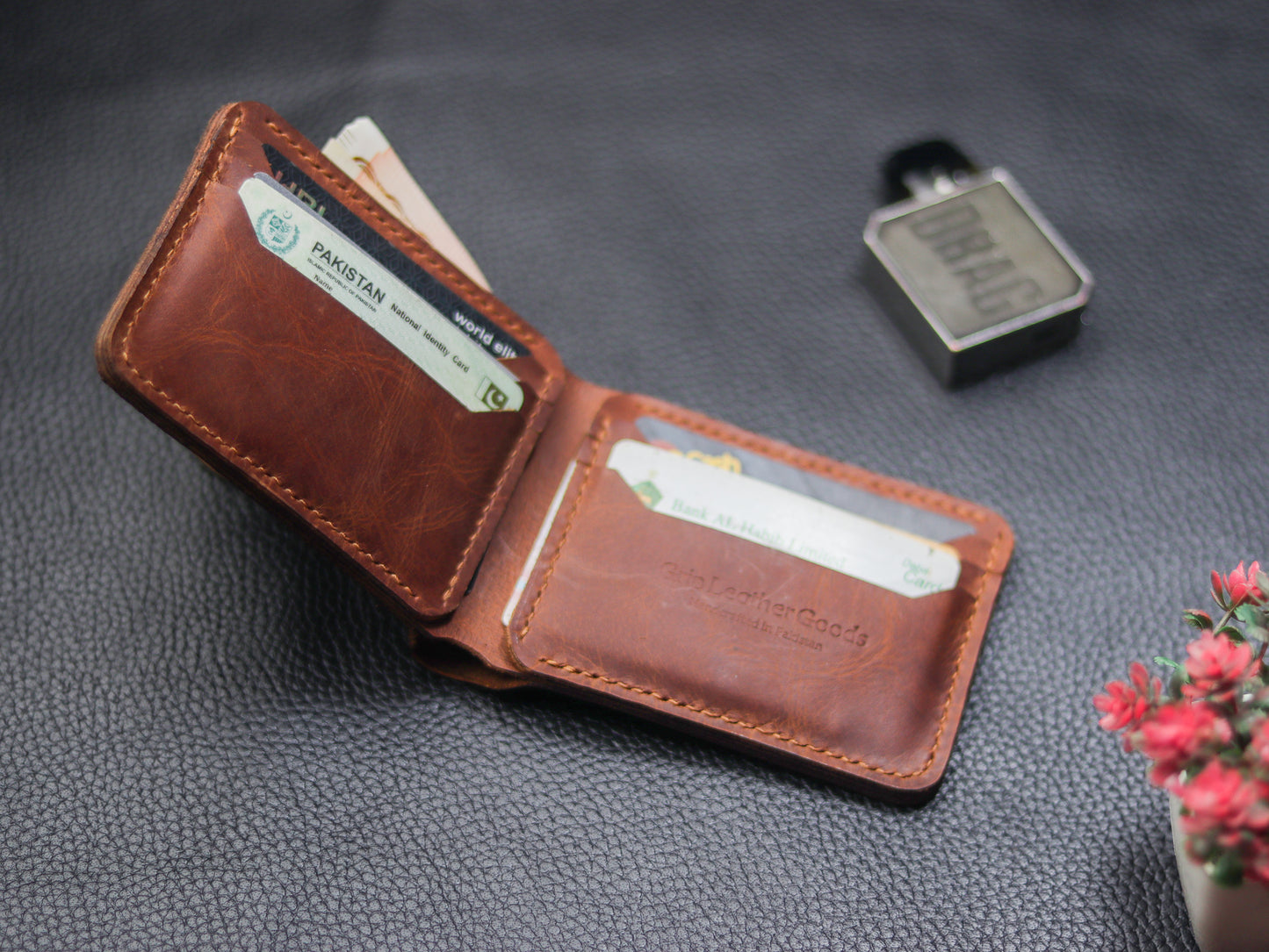 URBAN LEATHER WALLET TAWNNY BROWN