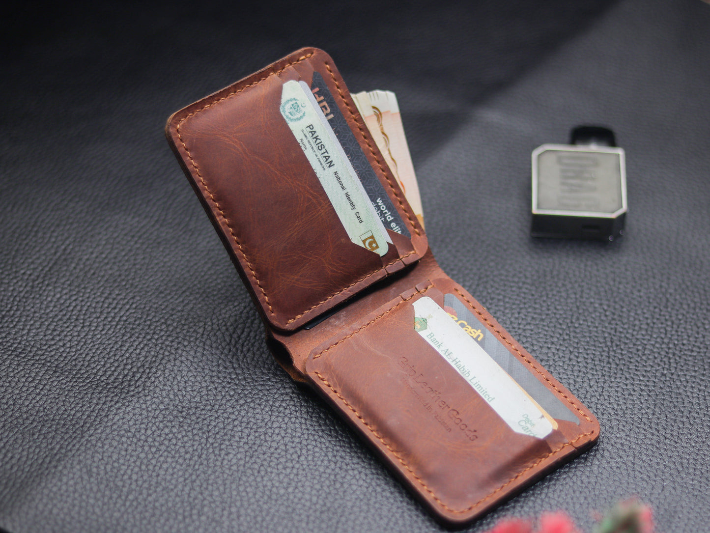 URBAN LEATHER WALLET TAWNNY BROWN
