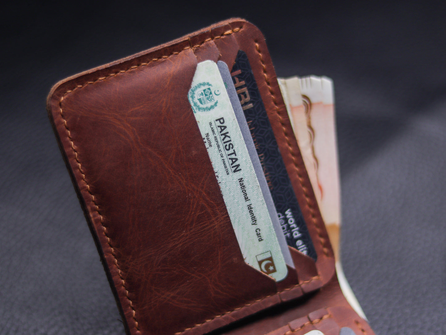 URBAN LEATHER WALLET TAWNNY BROWN