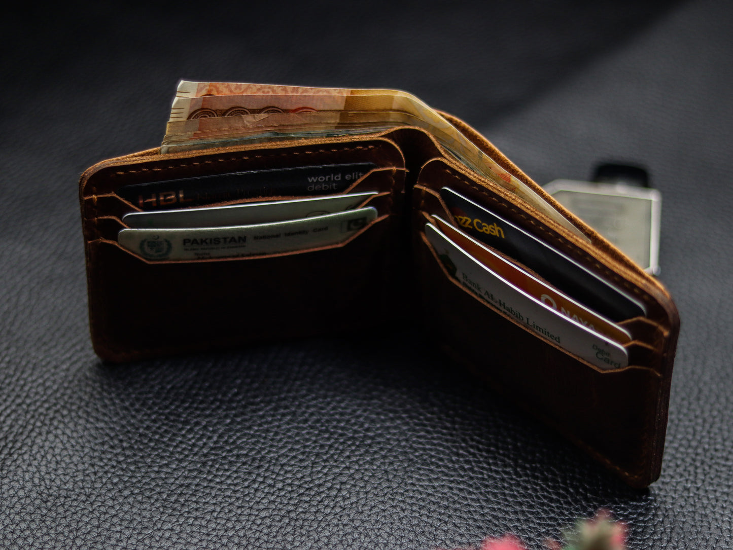 URBAN LEATHER WALLET TAWNNY BROWN