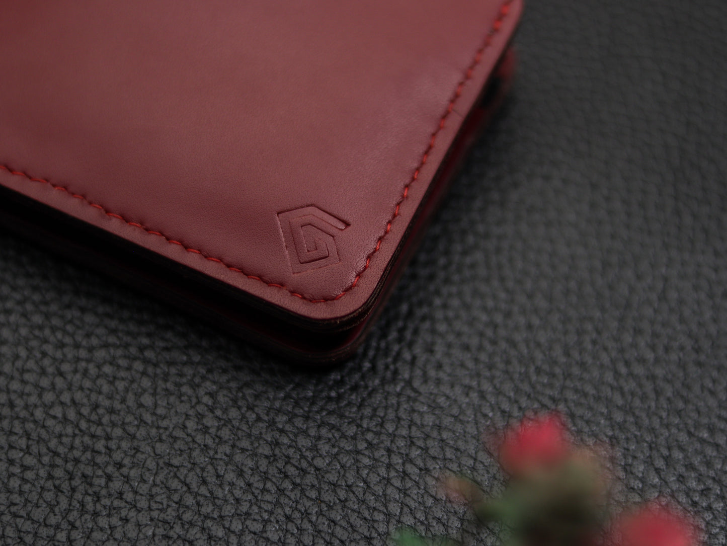 URBAN LEATHER WALLET CRIMSOM RED & BLACK
