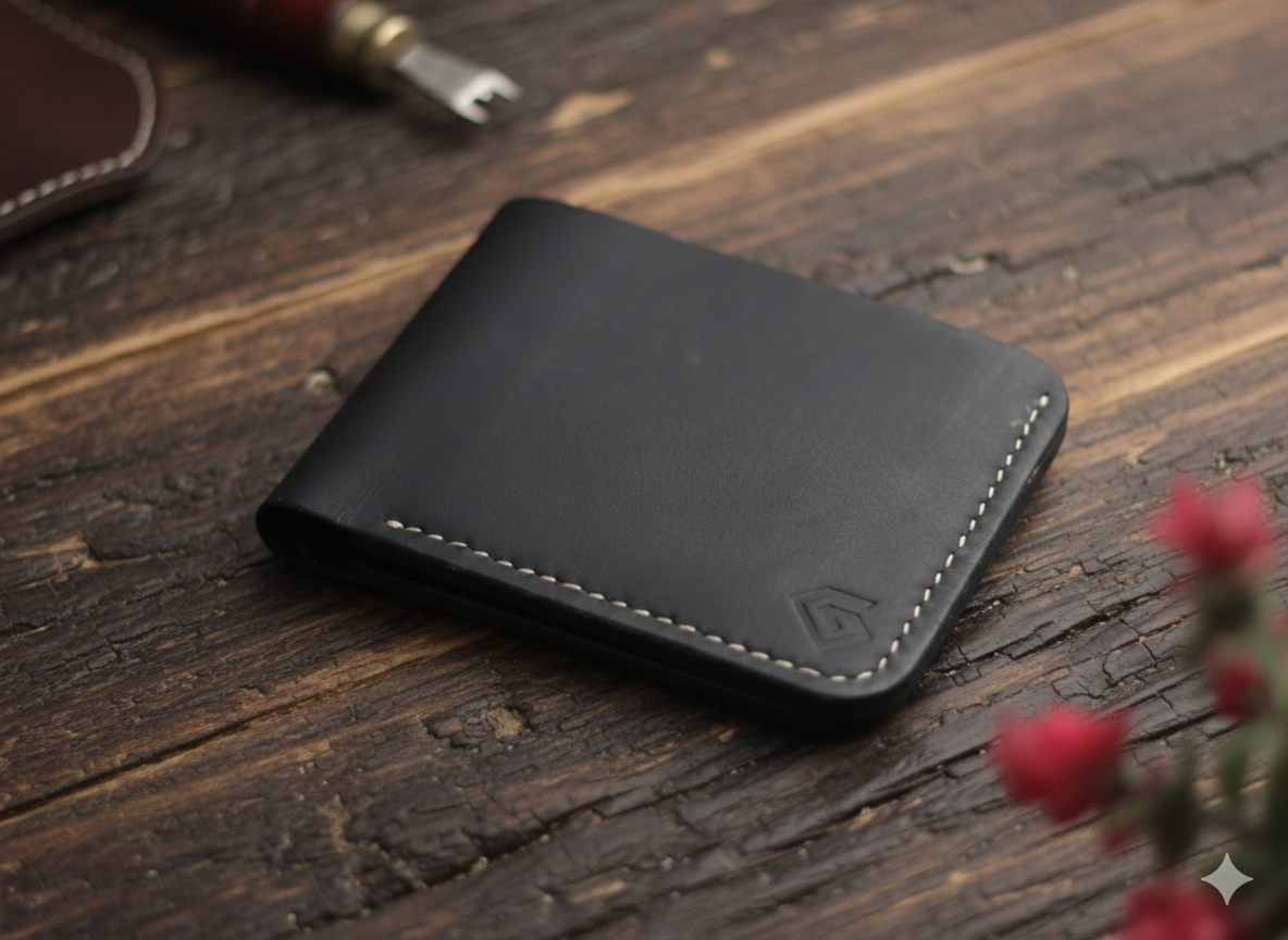 "GROOM" CHARCOAL BLACK AND CHIFFON WHITE grip